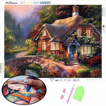 Set 3D Diamante Casa in Bosco Full Round