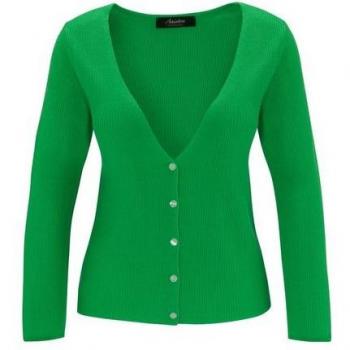 ANISTON CASUAL Langarmstrickjacke in modischer Farbe