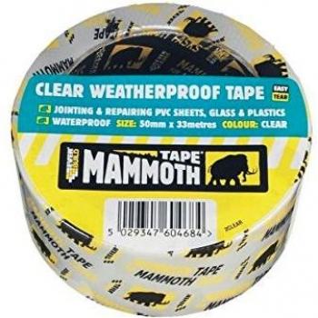 Everbuild Sika EVB2CLEAR10 Weatherproof Tape 50mm x 10m Clear