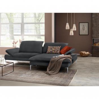 W.SCHILLIG Ecksofa Eleganz pur, mit tollem Sitzkomfort, schwarz