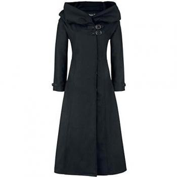 Gothicana by EMP Cinderella Wintermantel schwarz (3XL)