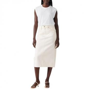 Falda Casual Levi's para Mujer en Denim Blanco