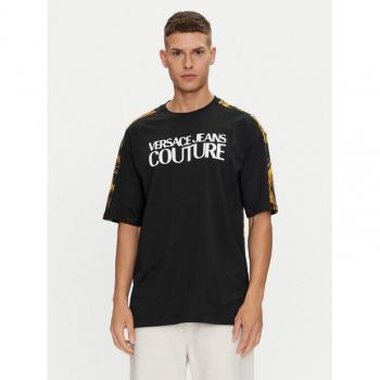 T-shirt couture noir Versace Jeans
