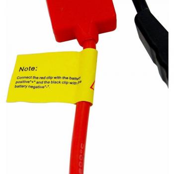 Pince crocodile démarrage 12 V + booster auto‑saut