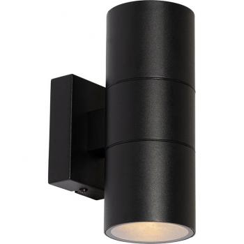 Lampada esterna moderna nera a 2 luci AR70 IP44