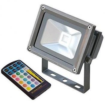 Panel LED RGB 10W IP65 con Mando de Centro