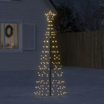 Sapin décoratif LED 180 cm, 220 leds, piquets et broches