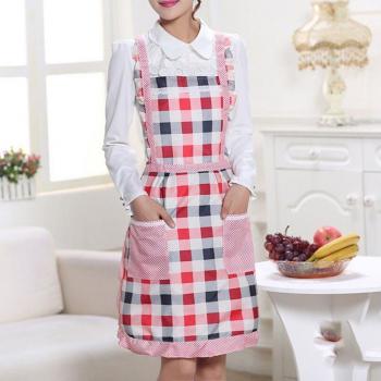 Tenue de cuisine ajustable à bretelles, robe de chef avec poche