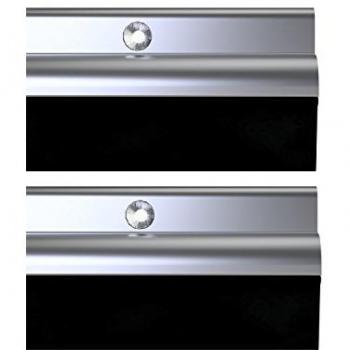 Joint en caoutchouc pour bas de porte Stormguard, Aluminium, 838 mm, lot de 2 pièces