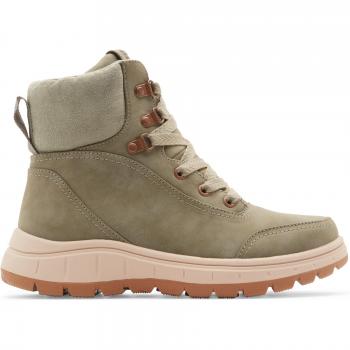 Stivali invernali Roxy Karmel verde chiaro bianco donna
