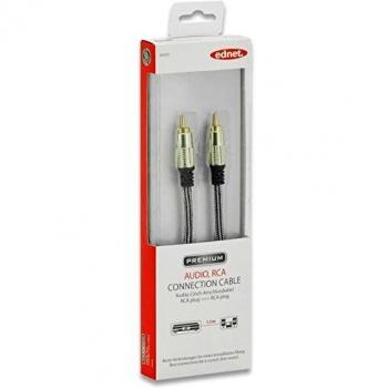 ASSMANN Mono Audio Connection Cable 1x RCA M/M 1.5m Shielded Gold