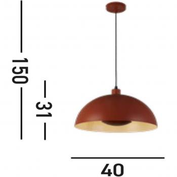 Mars Steel Hanging Luminaire