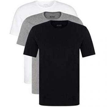 BOSS Unterhemd Herren, 3‑Stück Pack, Mehrfarbig – Business‑T-Shirt