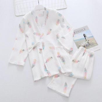 Ropa Humeante de Baño en Estilo Kimono
