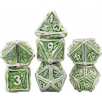 Solid Steel RPG Dice Set