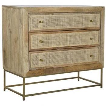 Cómoda DKD Home Decor de madera de mango natural 90 x 40 x 81 cm