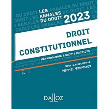 Annales Droit constitutionnel 2023