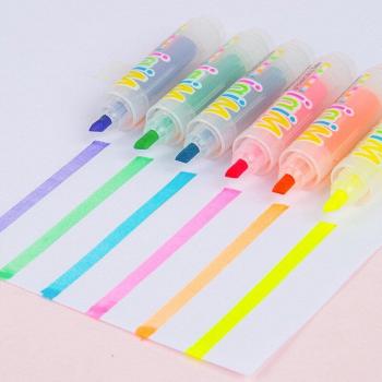 Fluorescent Mini Highlighter Pens