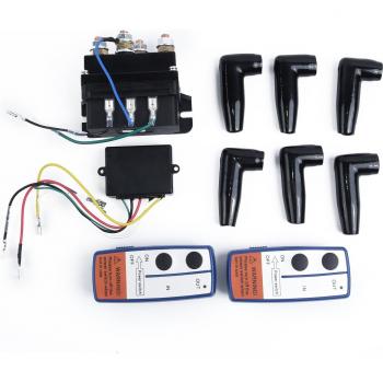 12V Dual Wireless Remote Winch Contactor Relay 500A