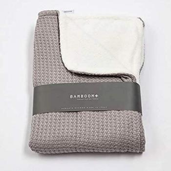 Coperta Culla S.Stone in Peluche WarmGrey