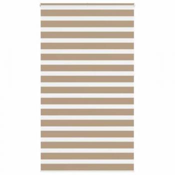Zebra Blind Sand Brown 130x230 cm Fabric Width 125.9 cm Polyester