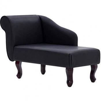 Mueble de Salón en Cuero Negro