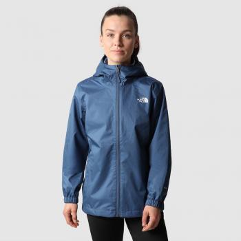 Quest Regenjacke The North Face – Damen, Größe L, Kapuze inklusive, blau