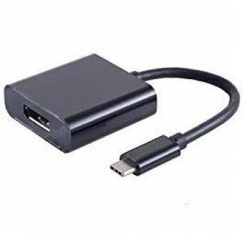 S-Conn 14-05002 Videokabel-Adapter 0,2 m USB Typ-C DisplayPort Schwarz (14-05002)
