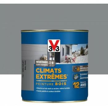 Extreme V33 Grigio Ghiaia Opaco Vernice per Legno Esterno 0,5 L