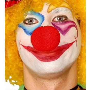 Nariz de payaso espuma roja