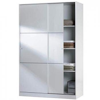 Armario MAX 2 puertas correderas blanco 200x120x50 cm