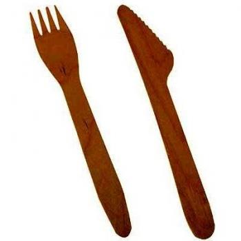Couverts en bois pure 16,5 cm