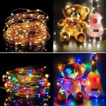 Battery-Powered 100 LED Decorative Fairy Lights