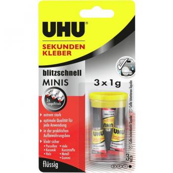 PATTEX Sekundenkleber Mini Set 3x1g