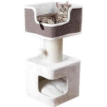 TRIXIE Ava 33.9-in Cat Condo and Scratching Post