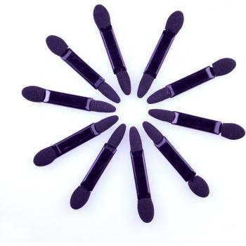 Dual-Ended Eye Makeup Brush and Sponge Set