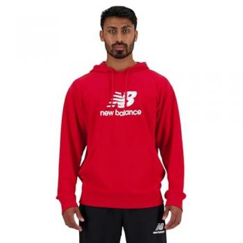 Felpa con Cappuccio Uomo New Balance Sport Essentials French Terry Rosso XL