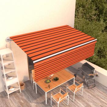 Auvent extérieur 5×3 m, store auto-retractable, protection solaire