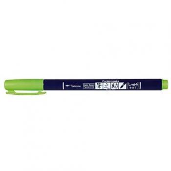 Stylo à plume Tombow Fudenosuke “Vert Fluo” – Point Ultra-Fine