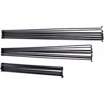 10PCS 14G Steel Spokes 12mm Diameter Black Length 170~286mm