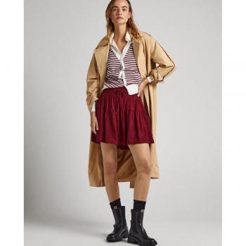 Falda Corte Corta con Detalles Pepe Jeans