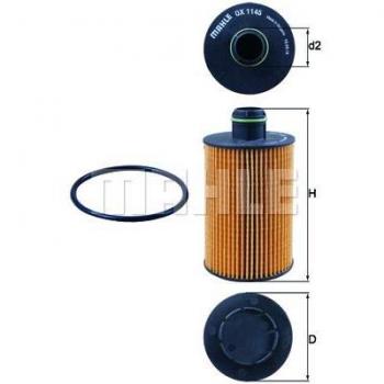 Mahle OX1145D Oil Filter Made in BG
