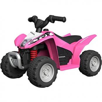 Véhicule Électrique Turbo Challenge Honda Quad VTA Rose
