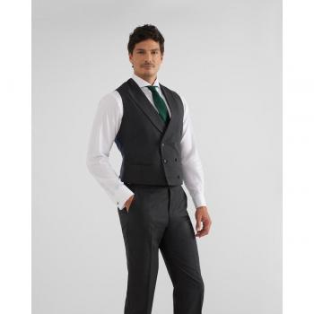 Chaleco de Moda Silbon Gris Ajuste Stretch