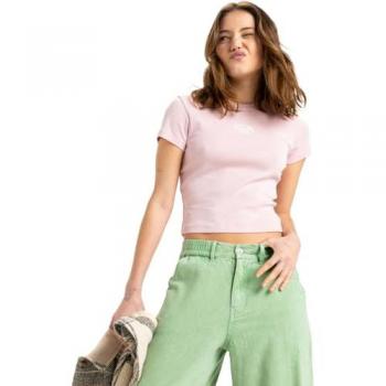 Roxy Camicia a Manica Corto Bleached Mauve S