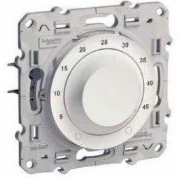 Thermostat Odace blanc 10 A pour plancher chauffant avec sonde