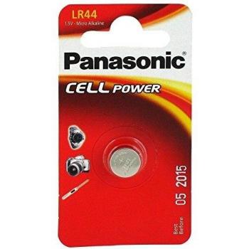Panasonic LR44 Button Cell Batteries 1.5V Pack of 3