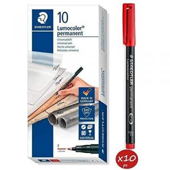 Foliopis Lumocolor ST318-2 rot (10 Stück)