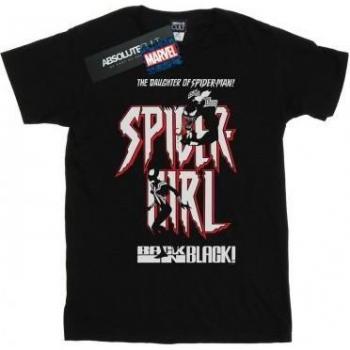 Marvel Spider-Girl Black T-Shirt for Kids