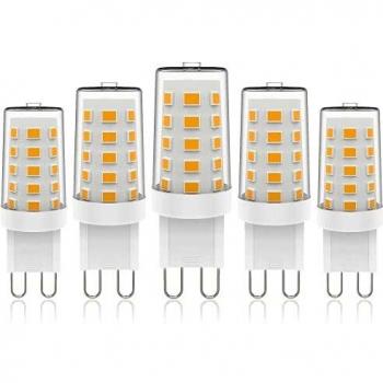 G9 LED Lampe Warmweiß 2700K, Aourow G9 LED Leuchtmittel 4W 450LM